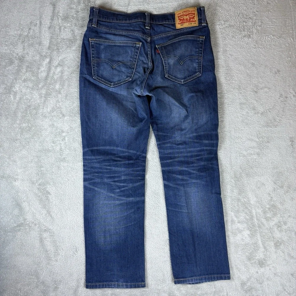 Levi's 541 Jeans Men's 32x30 (Fits 34x28) Straight Leg‎ Blue Stretch